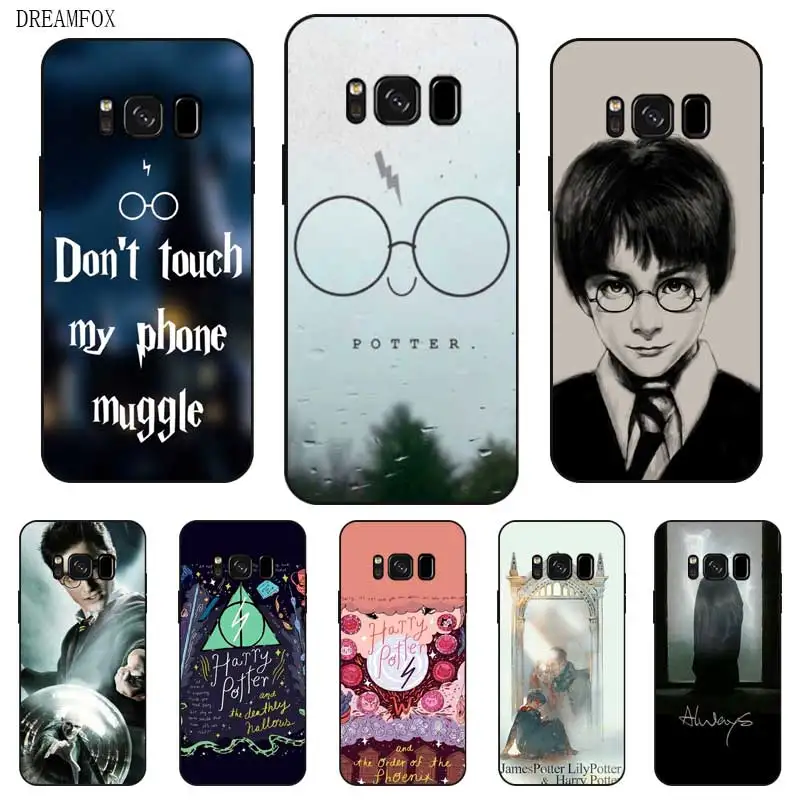 

P087 Harry Potter Unique Black Silicone Case Cover For Samsung Galaxy S5 S6 S7 S8 S9 S10 S10E Lite Edge Plus