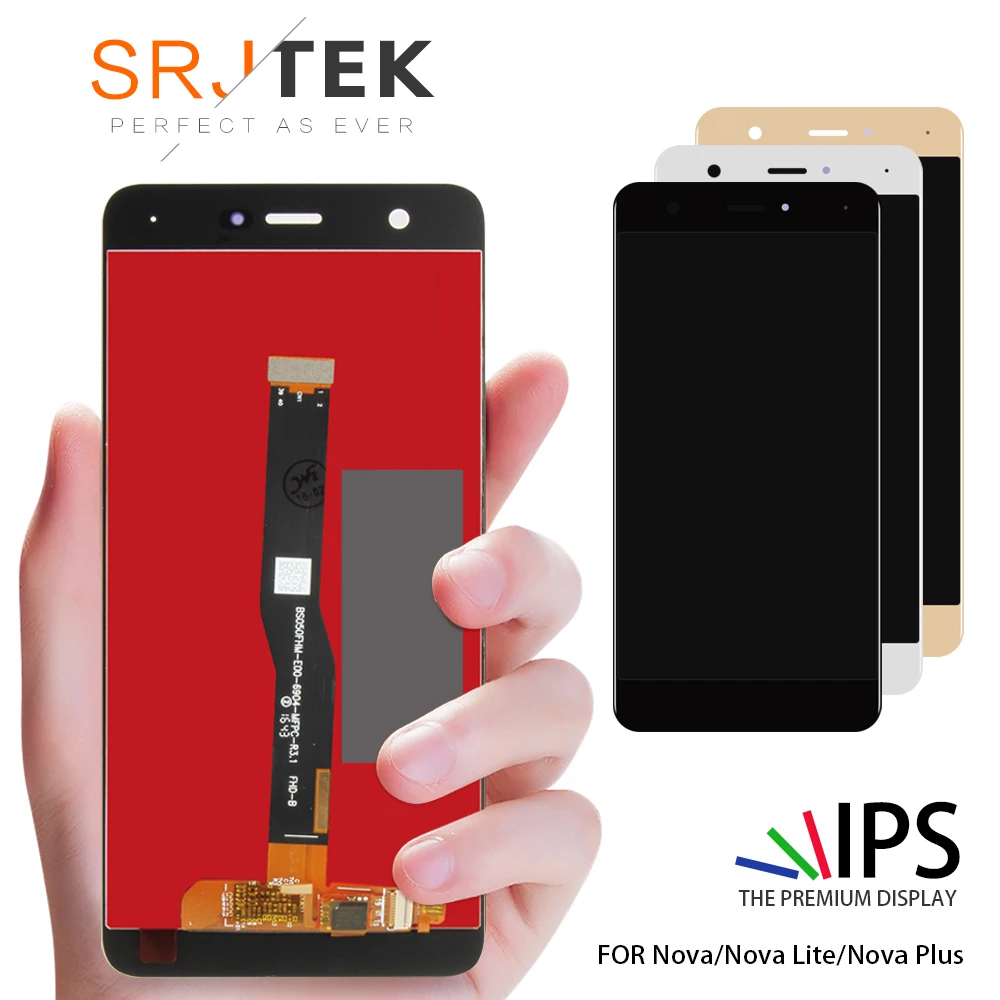 

No Dead Pixel Real FHD LCD For HUAWEI Nova Display Nova Lite P10 Lite Display Nova Plus LCD Touch Screen Digitizer Replacement