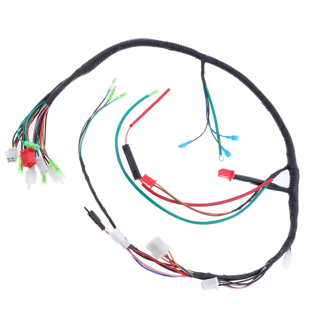 Electrics Wire Wiring Harness Assembly Current-on Component for Motorbike Scooter Fits for BAJAJ   Copper and Nylon