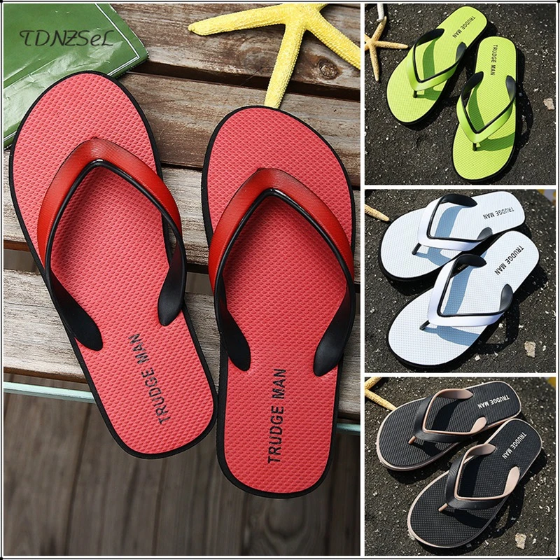 NOVEDAD VERANO 2020, de moda, zapatos antideslizantes goma informales, sandalias para hombre, zapatillas planas de playa para mujer, Chanclas de PVC para exteriores|Chancletas| - AliExpress