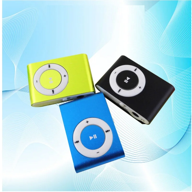Портативный музыкальный MP3 плеер Gdlyl с мини зажимом многоцветный mp3 слотом для Micro