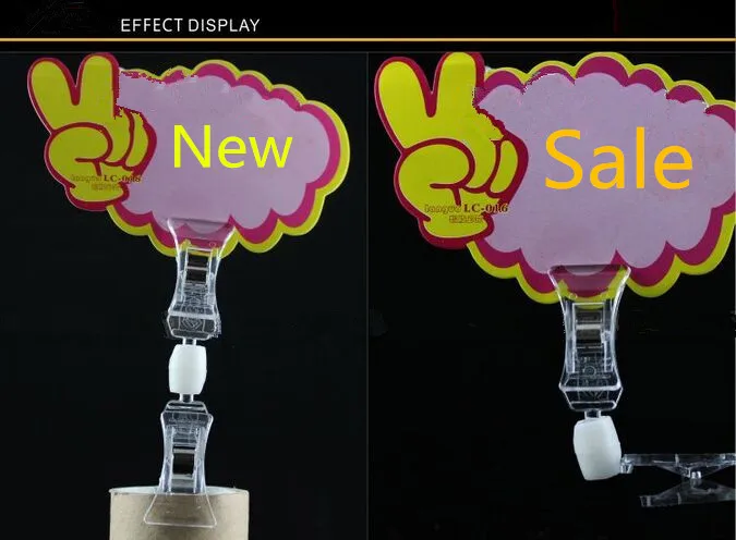 Бесплатная доставка рекламный ценник POP store значок этикетка рамка держатель с