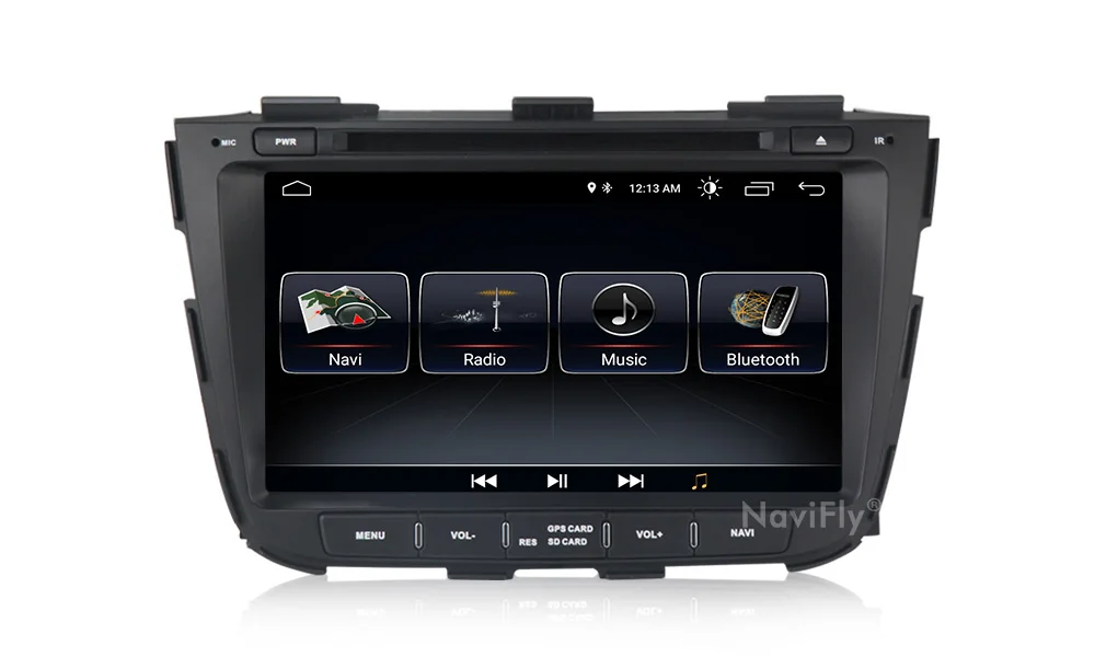 Excellent Navifly Android 8.1 car Multimedia DVD gps for Kia Sorento 2013 2014 car dvd 2 din radio player audio map BT stereo navigation 9