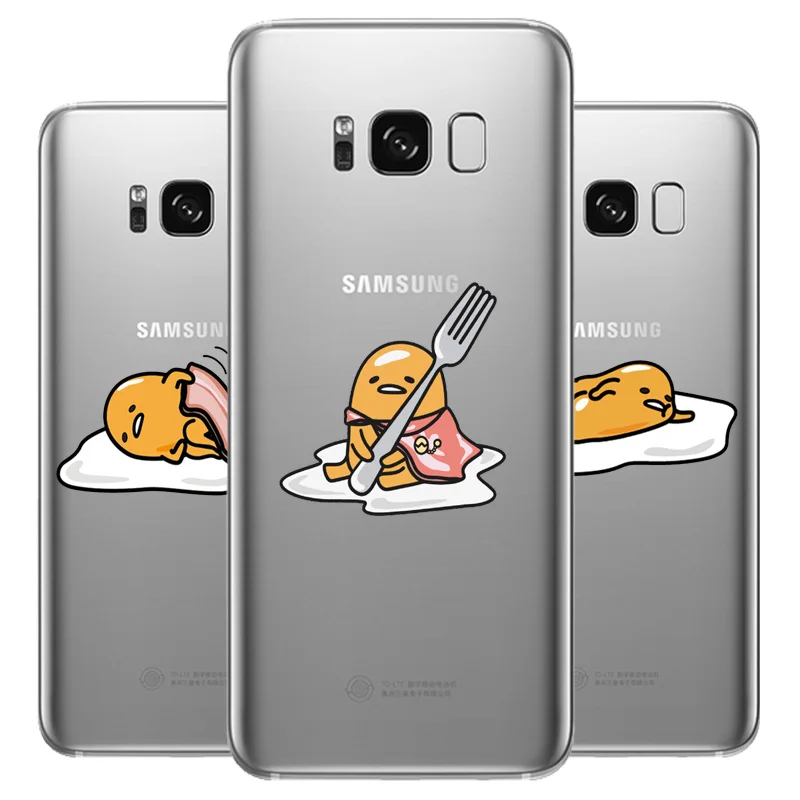 DREAMFOX L516 милый Gudetama Lazy Egg Мягкий ТПУ силиконовый чехол для samsung Galaxy Note S 7 8 9 10 11 10E 11E