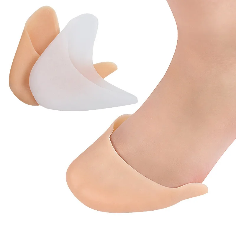 1Pair Soft Silicone Toe Separator Pedicure Foot CareRelax Massager Gel Toe Caps Ballet Foot Pain