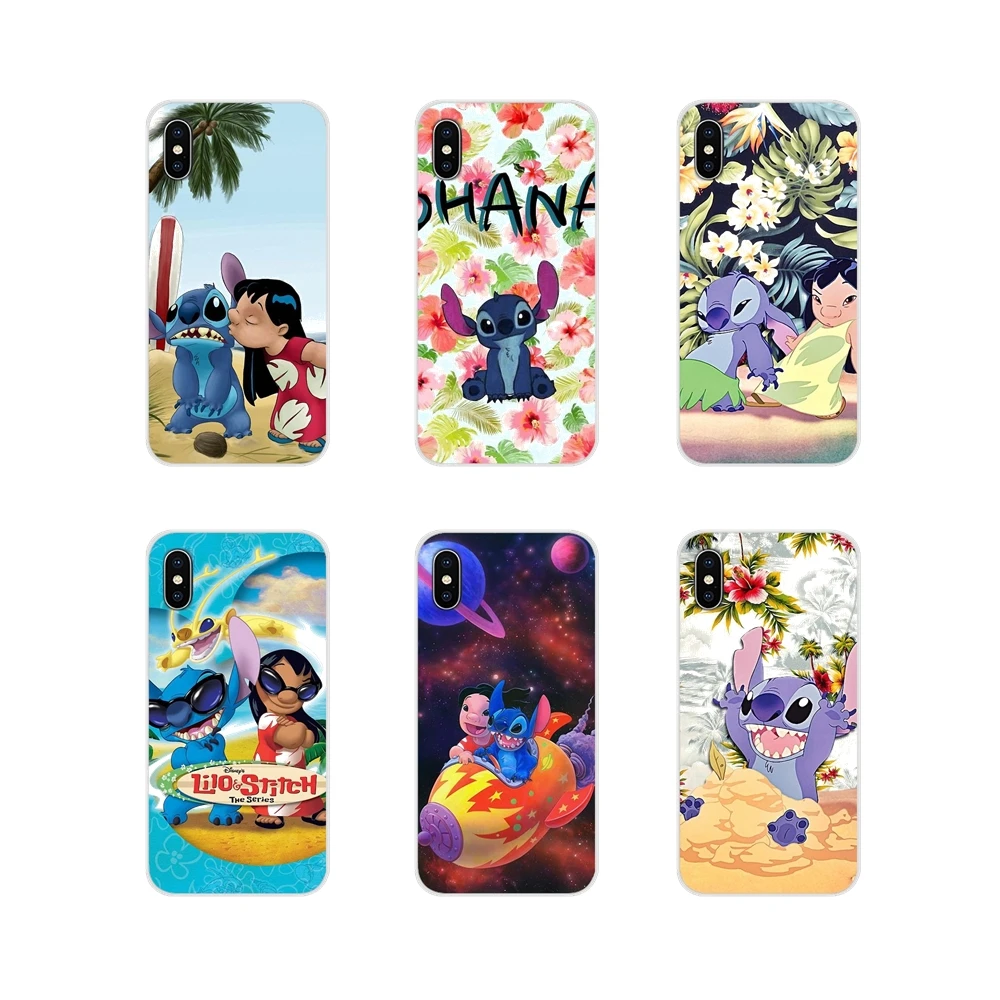 Прозрачные мягкие чехлы для Huawei Nova 2 3 2i 3i Y6 Y7 Y9 Prime Pro GR3 GR5 2017 2018 2019 Y5II Y6II Cool Lilo and stitch