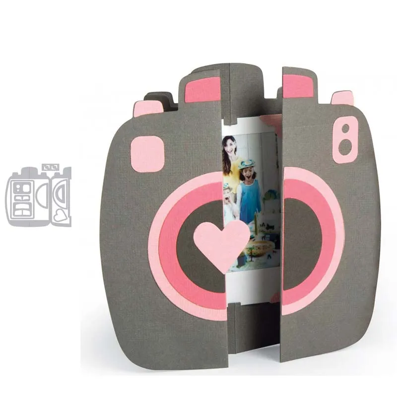 

Metal cutting dies cut die mold New camera card Scrapbook paper craft knife mould blade punch stencils