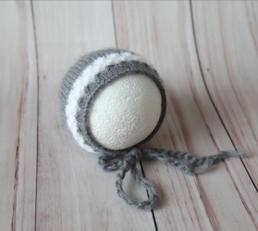 Beige Neutral Baby Hat Photo Prop Knitted Mohair Sleepy Bonnet Newborn Sleeping Beanie Newborn Boy Girl Night Cap Beige Neutral Baby Hat Photo Prop Knitted Mohair Sleepy Bonnet Newborn Sleeping Beanie Newborn Boy Girl Night Cap