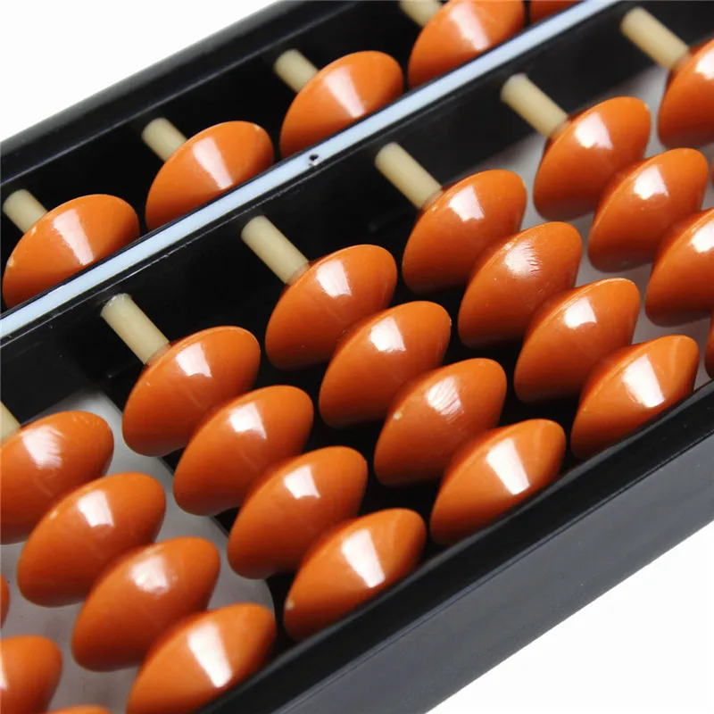 Цена ABS нетоксичные материалы пластик Abacus арифметические счеты соробан 17 цифр Дети Математика расчетный инструмент 26,8 см x 1,5 см