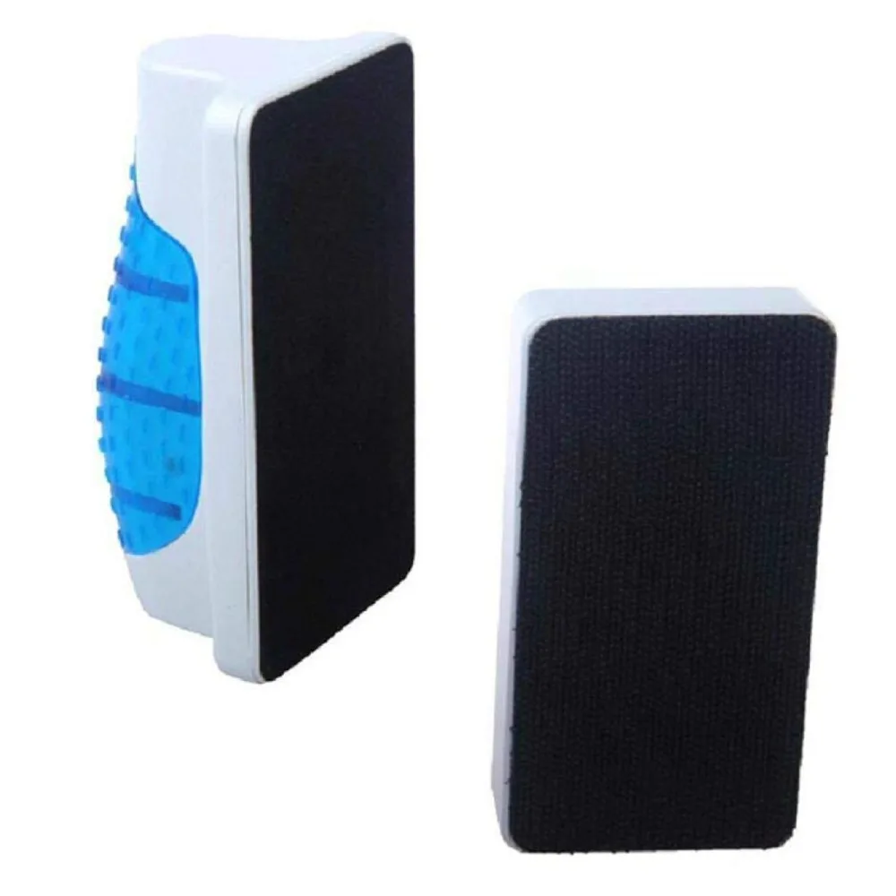 

S-XL Magnetic Aquarium Fish Tank Brushes Cleaner Glass Algae Scraper Floating Curve Wiper Brush Window Cleaning Tool