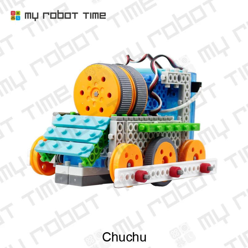 

My Robot Time Sensing Line Tracer Car Block Build Toy Robotics Science Kits STEM Educational Tools for Children Kid Robot DIY
