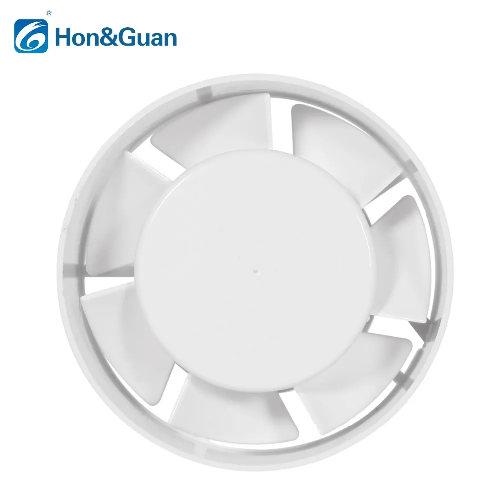 Stylish Duct Booster Vent Fan Wall Mounted 110V 220V 14W 4 Inch Inline Ducting Fan Exhaust Ventilation Duct for Bathroom Kitchen