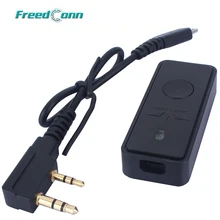 Freedconn L2 мотоциклетный шлем переговорные адаптер двусторонней Радио Беспроводной Bluetooth адаптер мотоцикл гарнитуры домофон адаптер