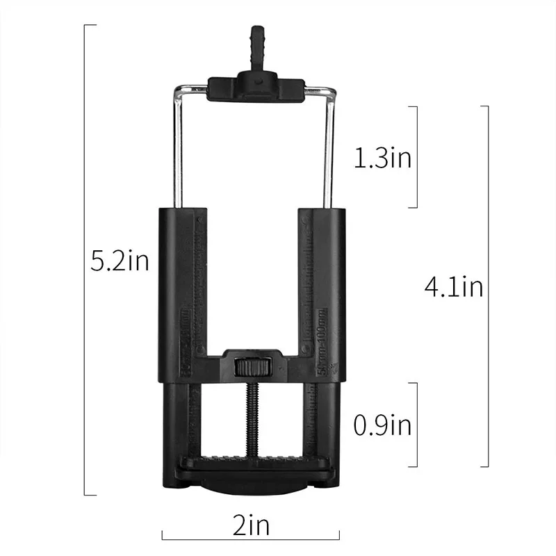 Держатель сотового телефона для штатива монтажный зажим для Xiaomi iPhone X 8 7 6s плюс SE huawei samsung S9 S8 Регулируемый смартфон клип
