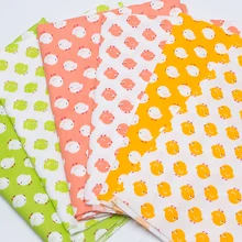 Красивые 50x160 см 6 видов конструкций маленькие цыплята напечатаны хлопок ткань для одежды платье постельные принадлежности стеганое украшение дома