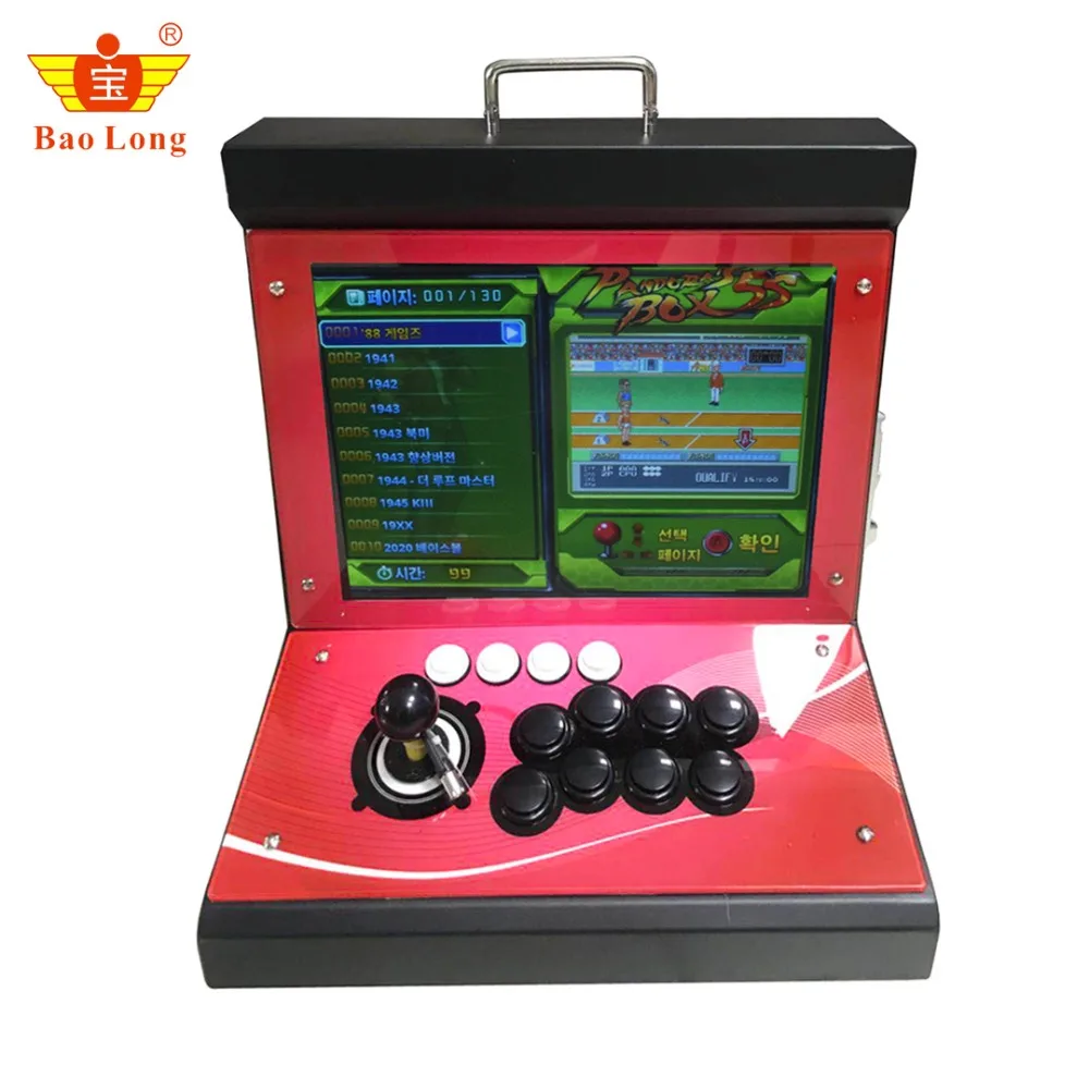 

Arcade Mini bartop game machine video Game Console 1388 games in 1 Box 6s for 1 Player 15 inch screen Pandora box