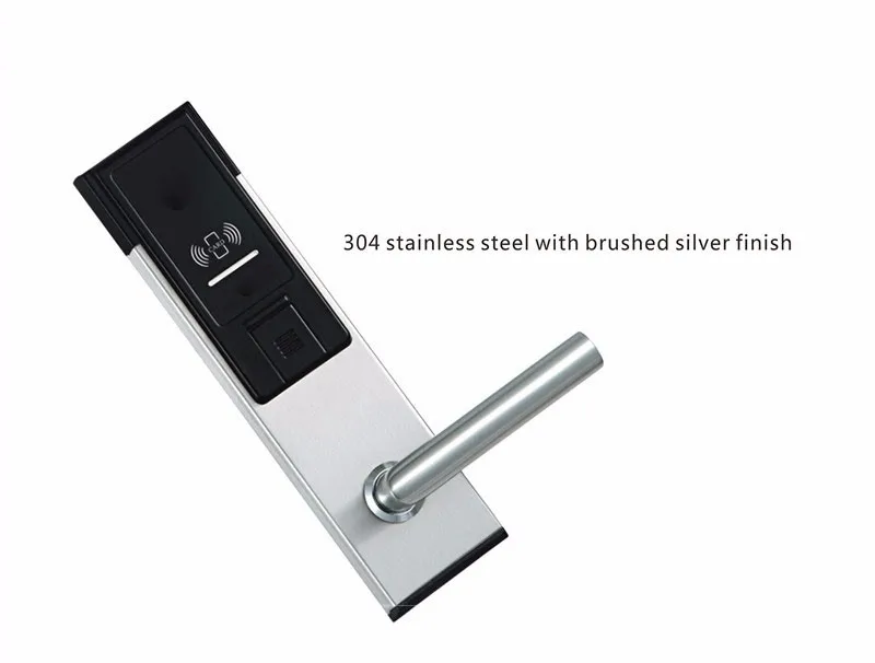 LACHCO электронный, для смарт-ключей дверной замок с ключом для офисное помещение отель дома защелка с Deadbolt L16021BS