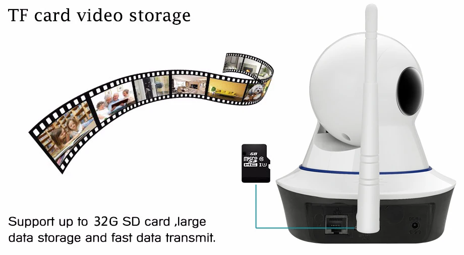 720 P/1080 P IP камера беспроводная домашняя безопасность W2B IP камера наблюдения Wifi ночное видение CCTV камера детский монитор