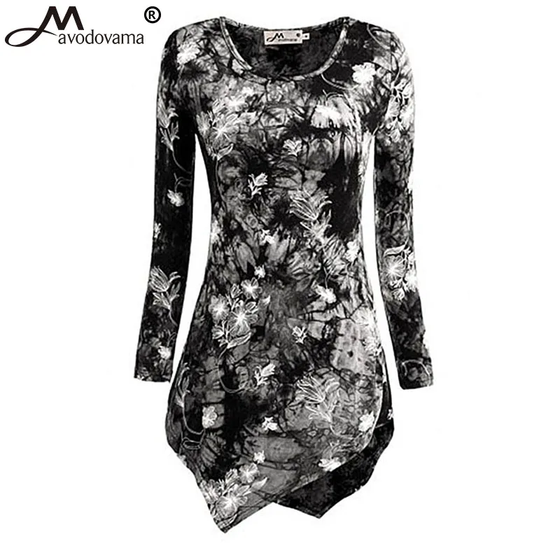 Avodovama M 2017 Women Fashion Blouse New Fashion Casual O Neck Long Sleeve Blouses Print Female