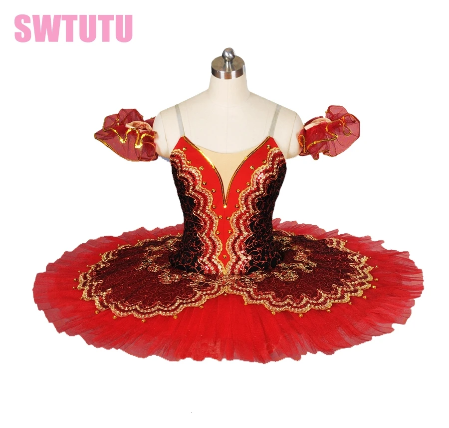 The NEW of 2013 Ballet Tutu,ballet stage costumes,red black  ballet tutu,Classical ballet tutuBT8941 loetards