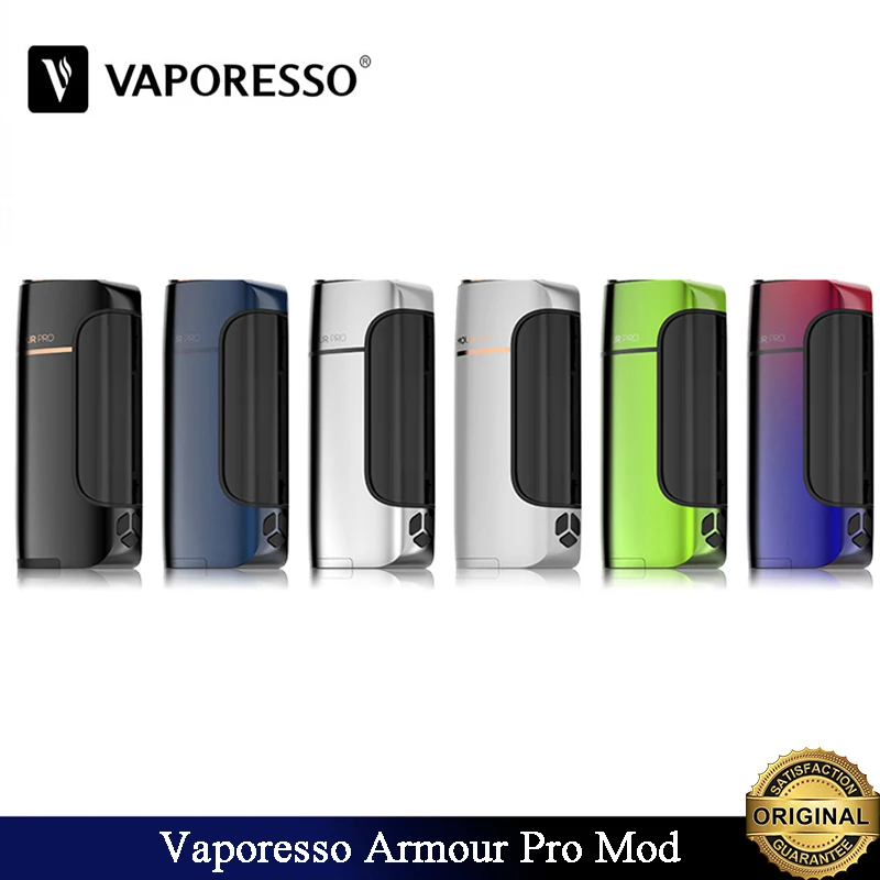 

Original Vaporesso Armour Pro Mod 100W Electronic Cigarette Box Mod Fit 21700 20700 18650 Battery Support Cascade Baby Tank Vape