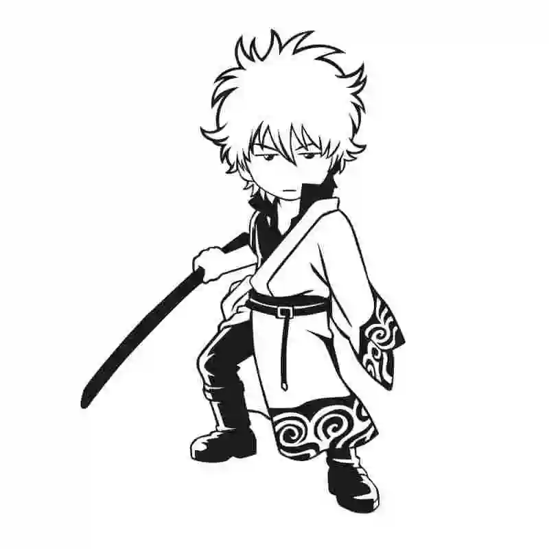 GINTAMA Gintoki стикер аниме мультфильм автомобиль наклейка виниловые наклейки на