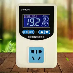 ZFX-W2140 цифровой термостат AC220V ЖК-контроллер температуры дисплея для обогревателя кулер Интеллектуальный термостатический переключатель
