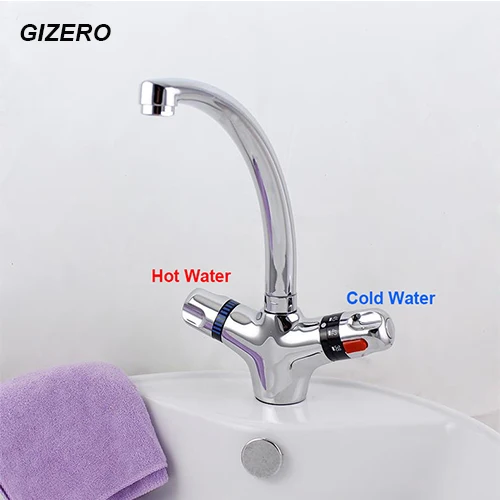 Thermostatic Basin Faucet Kitchen Flexible Swivel Faucet Temperature