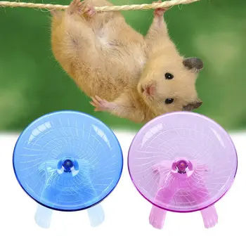 

New Arrival Non Slip Running Disc Flying Saucer Exercise Wheel Toy For Pet Mice Dwarf Hamsters Small Animals Exercise Wheels Hot