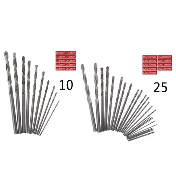 

20pcs/10pcs HSS High Speed Steel Mini Drill Twist Drill Bit Set Straight Shank Rotary Tool