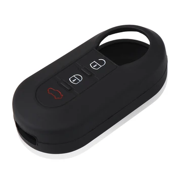 

3 BUTTON FIT FOR FIAT 500 PANDA PUNTO BRAVO LANCIA YPSILON STILO DUCATO DELTA HOLDER SILICONE REMOTE KEY COVER CASE