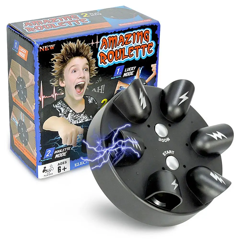 

Children Creative Toy Mini Electric Shock Finger Lucky Shocker Tidy Party Gift Prank Games Interactive Toys