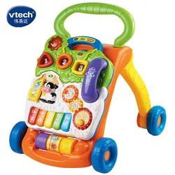 VTECH O Baby Walker Toys Многофункциональная игрушка-тележка для ребенка сидячая на подставке ABS музыкальная ходунка с регулируемый винт для малыша