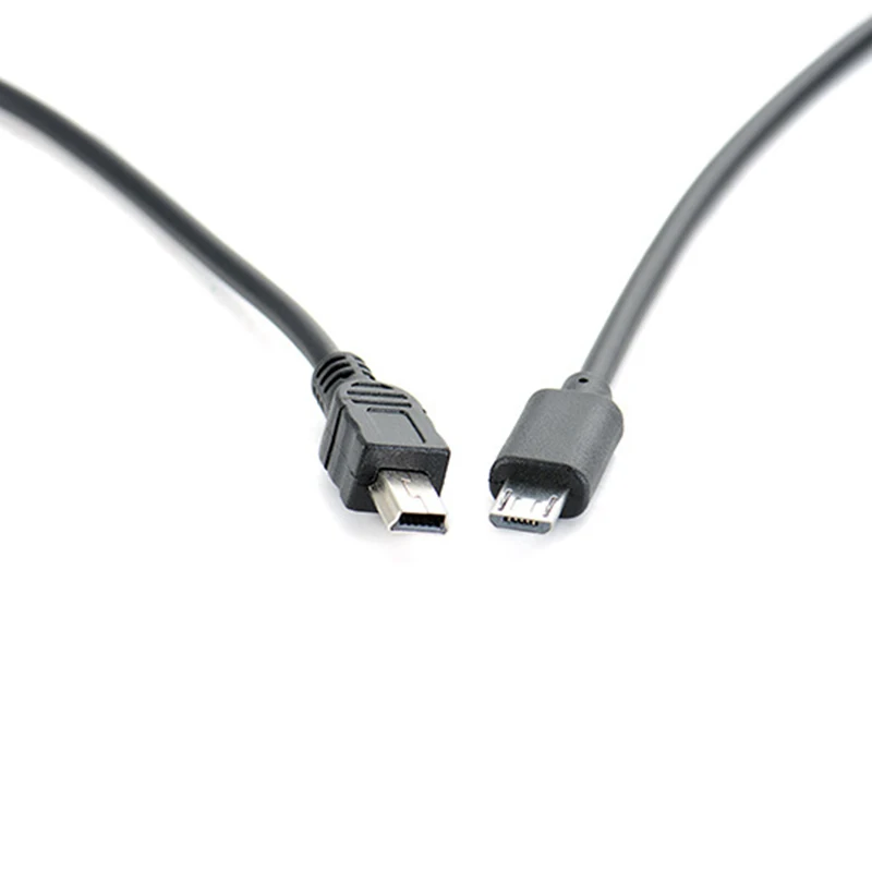 Micro USB 2 0 Male to Mini 5pin data зарядный кабель Адаптер конвертера OTG Кабели 30 см micro usb mini