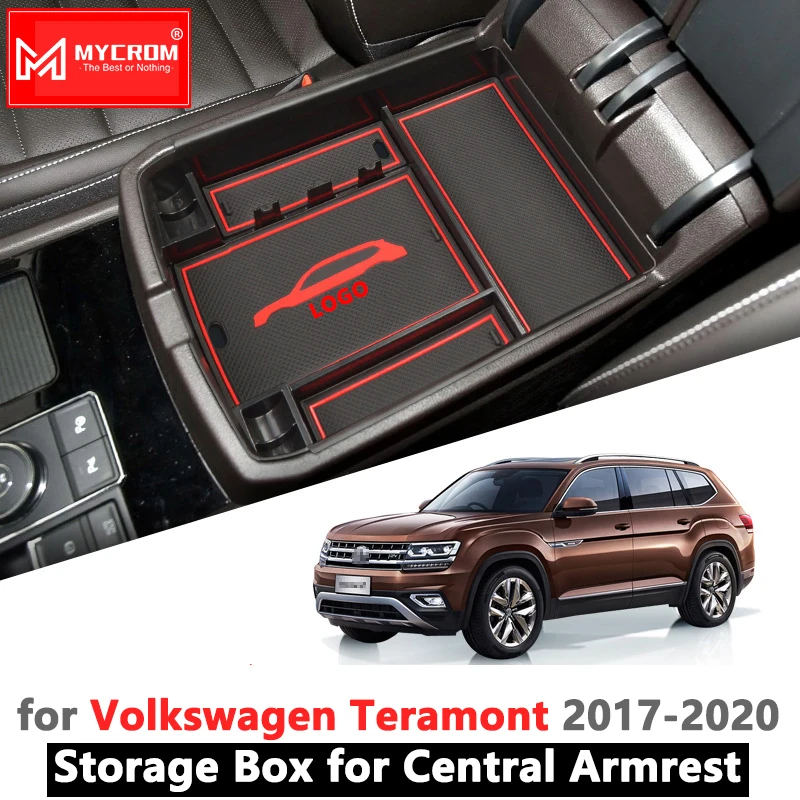 Подлокотник для VW Teramont 2017 2018 2019 2020 Atlas органайзер складирования и поддержания