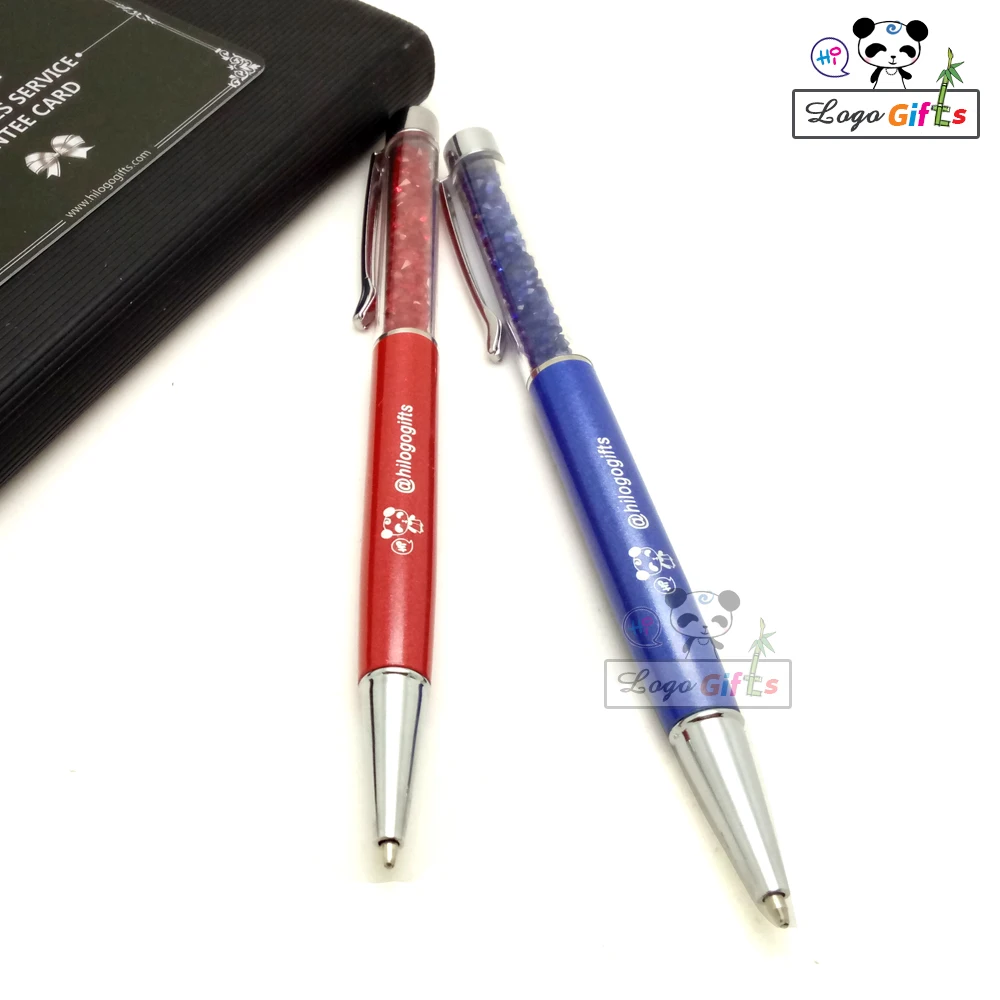 

New style dismond metal pen with metal top 1000pcs for Sale customized logo/website/phone service for school/enterprise