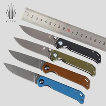 Kizer knife survival tactical knife hunting folding blade VG10 stainless steel knife outdoor camping knife tool g10 handle Kizer knife survival tactical knife hunting folding blade VG10 stainless steel knife outdoor camping knife tool g10 handle
