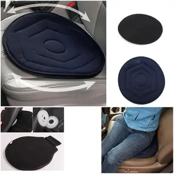 

1pcs Non-slip Seat Revolving Rotating Cushion Memory Swivel Foam Mobility Aid Seat Cushion in Chair Tie On Pad Dark Blue