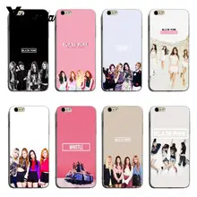 Yinuoda BLACKPINK k-pop kpop PRETO ROSA DIY Pintado a Caixa Do Telefone Bonito Para iPhone X XS XR XsMax 8 além de 6 6 s 7 7 plus Mobilecover(China)