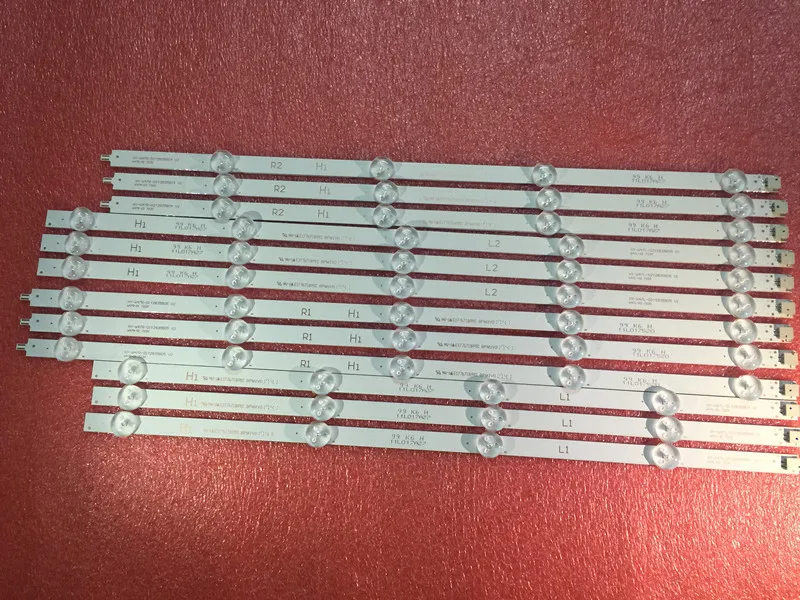 

New Kit 10 PCS R1 L1 R2 L2 LED strip perfect Replacement for LC420DUE 42LN5400 6916L-1385A 6916L-1386A 6916L-1387A 6916L-1388A