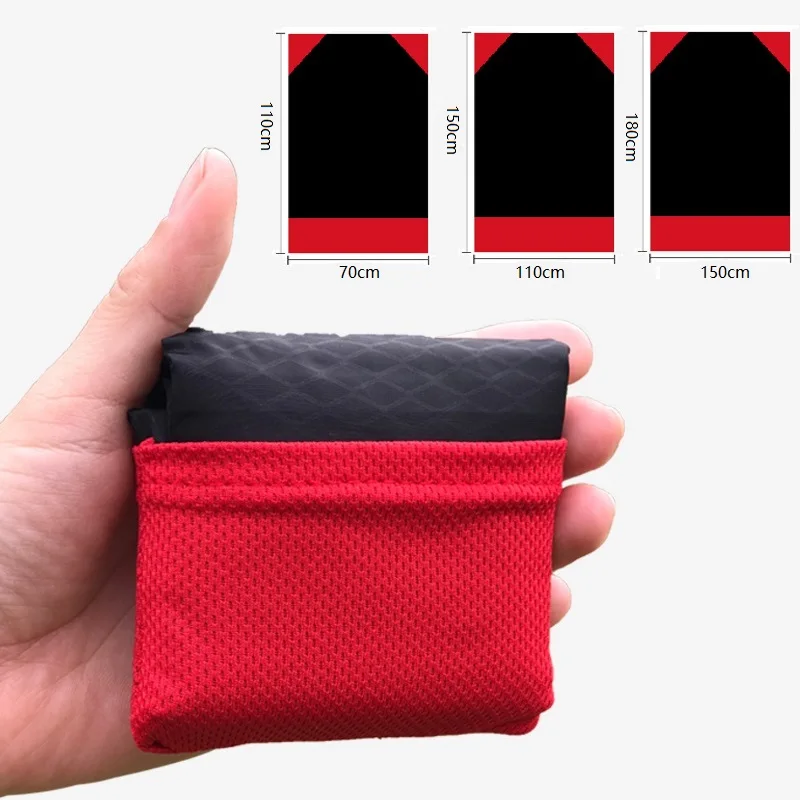 خفيفة في الهواء الطلق التخييم حصيرة للماء مصغرة جيب فراش للتنزه في الهواء الطلق بساط نوم سجادة للرحلات لشاطئ حديقة سادة