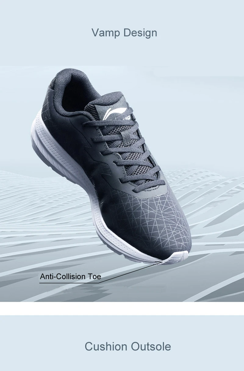 Li-Ning/мужские кроссовки для бега REACTOR V2, дышащие, прочные, с противоскользящей подкладкой, спортивная обувь, кроссовки ARHN239 XYP811