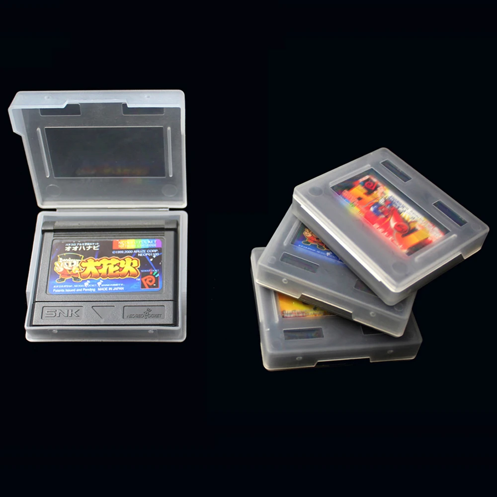 Пластиковые чехлы для игр картриджи карт SNK NEO GEO Pocket color NGPC NGP защитный