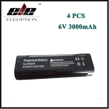 High Quality 4x Power Tool Battery for Paslode 6V 3000mAh Ni-MH B20544E,404717 BCPAS-404717SH IM250A-F16,IM65A,F16 ,900420