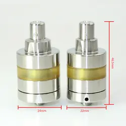 SXK стиль Kayfun Lite RTA 22 мм 24 мм MTL RTA бак из нержавеющей стали PEI Танк DIY обслуживаемый испаритель для Vape Mod ECig