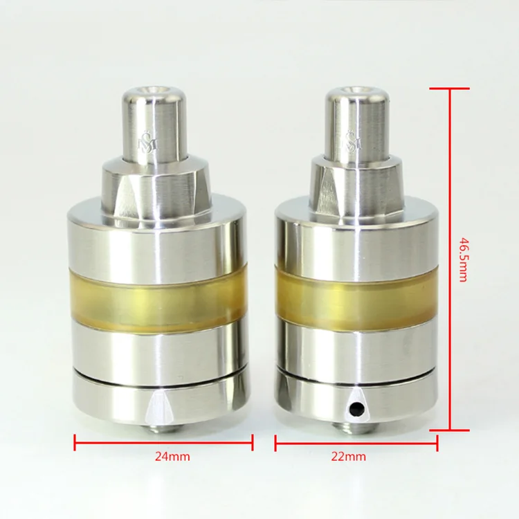 SXK стиль Kayfun Lite RTA 22 мм 24 MTL бак из нержавеющей стали PEI Танк DIY обслуживаемый