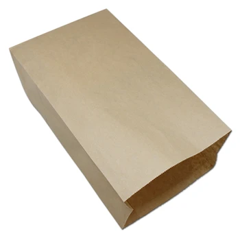 

30Pcs/Lot Brown Open Top Kraft Paper Oil Proof Stand Up Storage Package Bag For Cookies Baked Foods Packing Crafts Paper Pouches