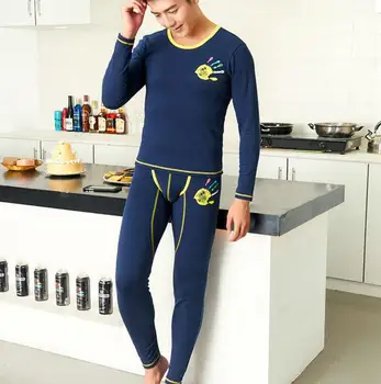 

New 2016 soft and comfortable thermal underwear men's long johns autumn winter underwear sets warm men underwear size m-xl