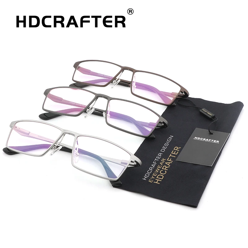 HDCRAFTER алюминиево магниевые очки оправа для мужчин и женщин Классические