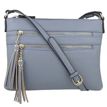 Женская сумка, модная, на молнии, одноцветная, с кисточками, через плечо, через плечо, для телефона, carteras mujer de hombro y bolsos, сумки для женщин